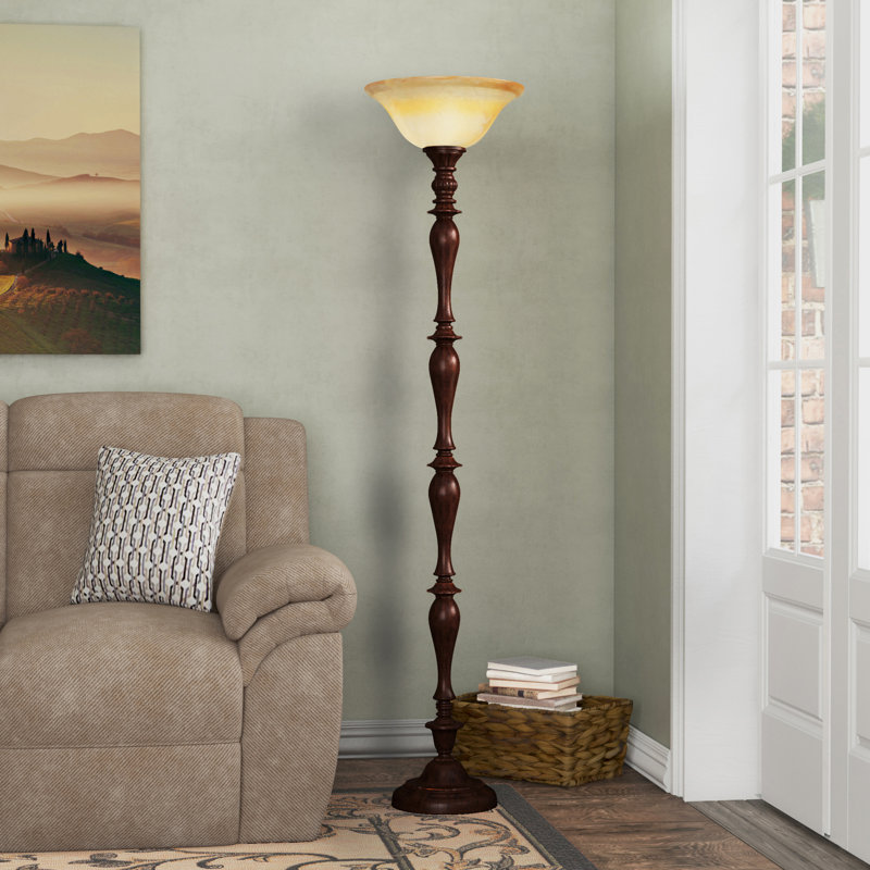 Fleur De Lis Living Claborn Eclectic 72" Torchiere Floor Lamp & Reviews